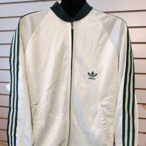 Vintage 1980 or 90s  Adidas Mint/ Forest Jacket size M
